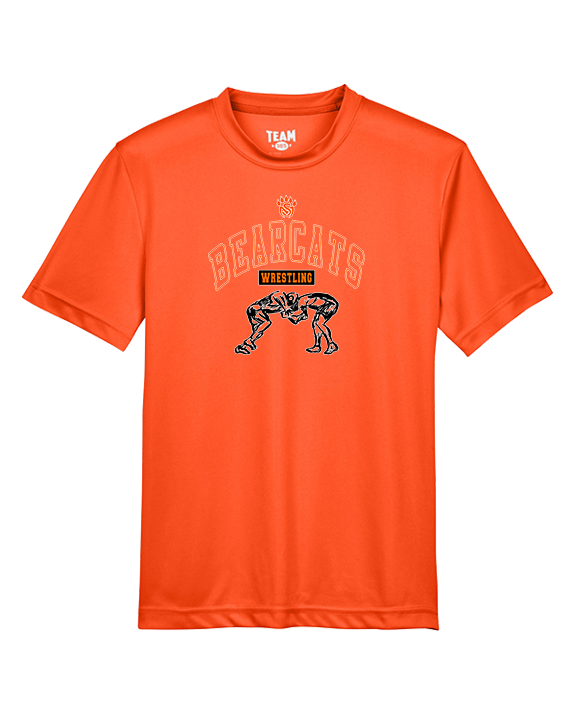 San Mateo HS Wrestling Outline - Youth Performance Shirt