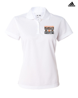 San Mateo HS Wrestling Stamp - Adidas Womens Polo
