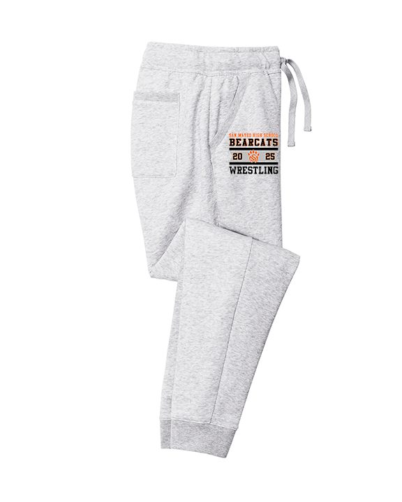 San Mateo HS Wrestling Stamp - Cotton Joggers