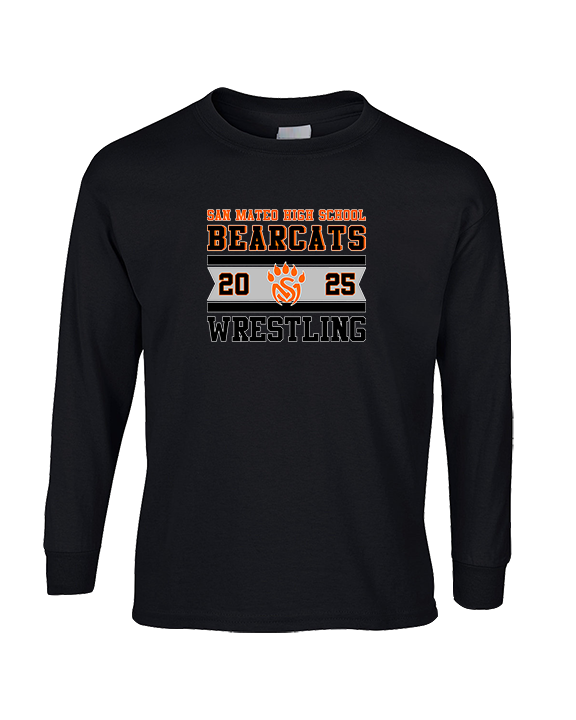 San Mateo HS Wrestling Stamp - Cotton Longsleeve