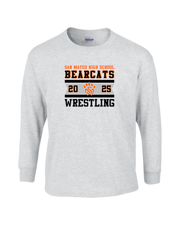San Mateo HS Wrestling Stamp - Cotton Longsleeve