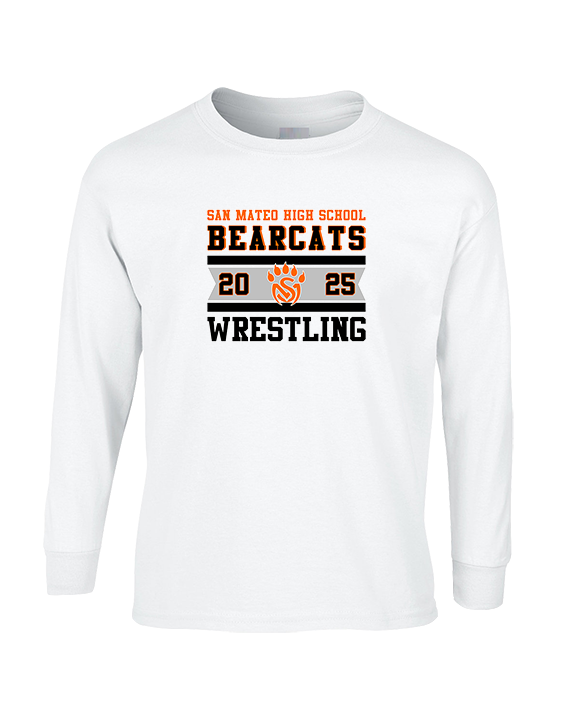 San Mateo HS Wrestling Stamp - Cotton Longsleeve