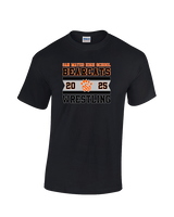 San Mateo HS Wrestling Stamp - Cotton T-Shirt