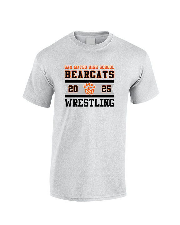 San Mateo HS Wrestling Stamp - Cotton T-Shirt