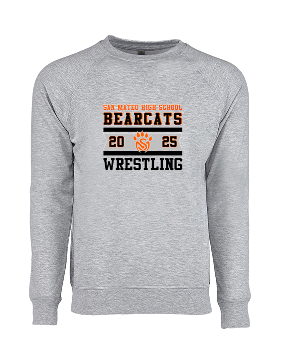 San Mateo HS Wrestling Stamp - Crewneck Sweatshirt