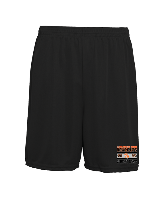 San Mateo HS Wrestling Stamp - Mens 7inch Training Shorts