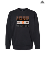 San Mateo HS Wrestling Stamp - Mens Adidas Crewneck