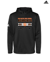 San Mateo HS Wrestling Stamp - Mens Adidas Hoodie