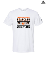 San Mateo HS Wrestling Stamp - Mens Adidas Performance Shirt