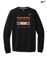 San Mateo HS Wrestling Stamp - Mens Nike Crewneck