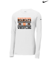 San Mateo HS Wrestling Stamp - Mens Nike Longsleeve