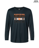 San Mateo HS Wrestling Stamp - Mens Oakley Longsleeve