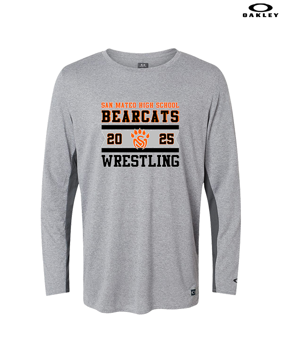 San Mateo HS Wrestling Stamp - Mens Oakley Longsleeve
