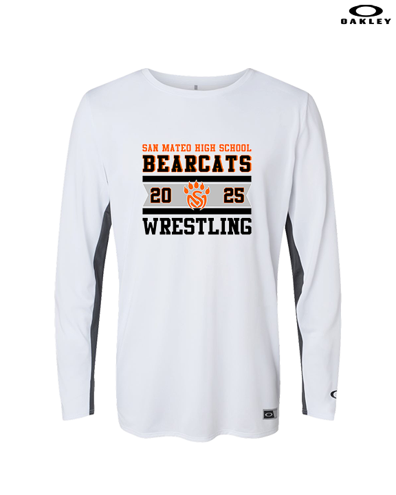 San Mateo HS Wrestling Stamp - Mens Oakley Longsleeve