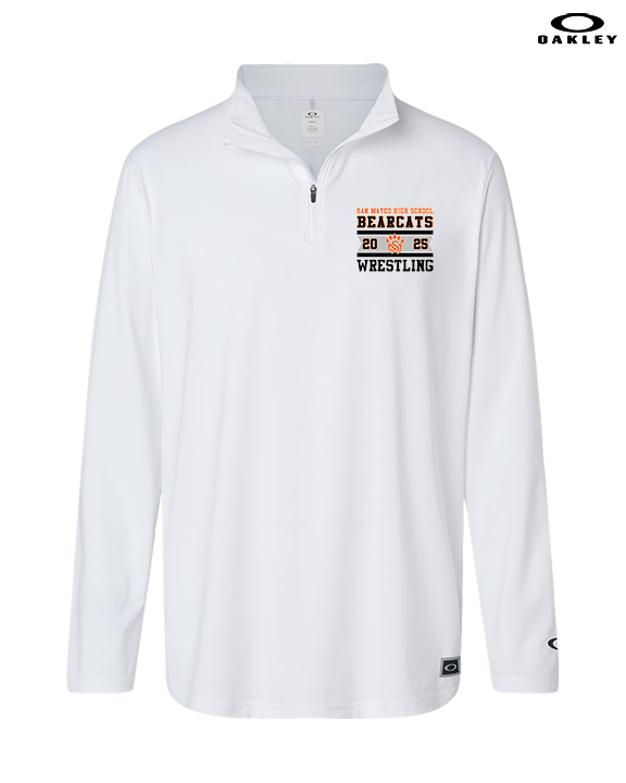 San Mateo HS Wrestling Stamp - Mens Oakley Quarter Zip