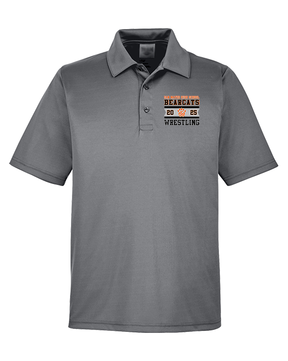 San Mateo HS Wrestling Stamp - Mens Polo