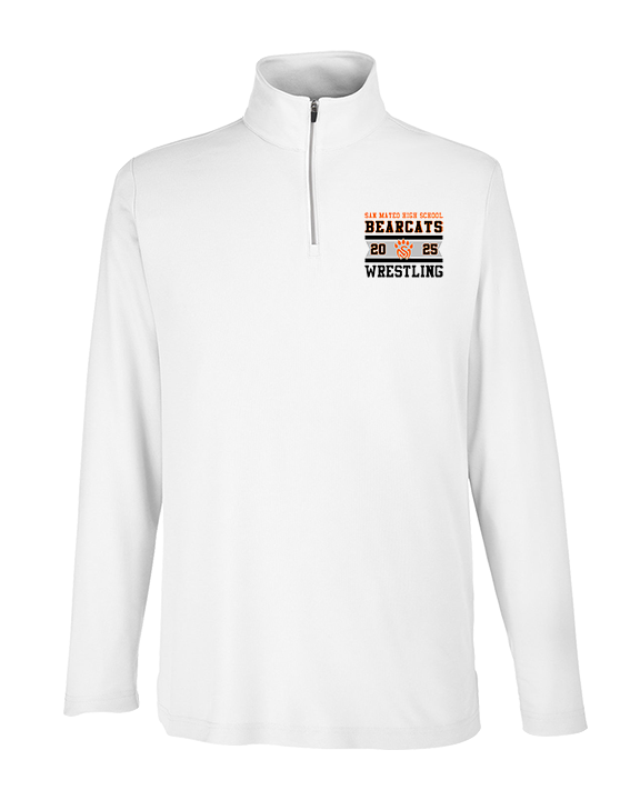 San Mateo HS Wrestling Stamp - Mens Quarter Zip