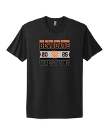 San Mateo HS Wrestling Stamp - Mens Select Cotton T-Shirt