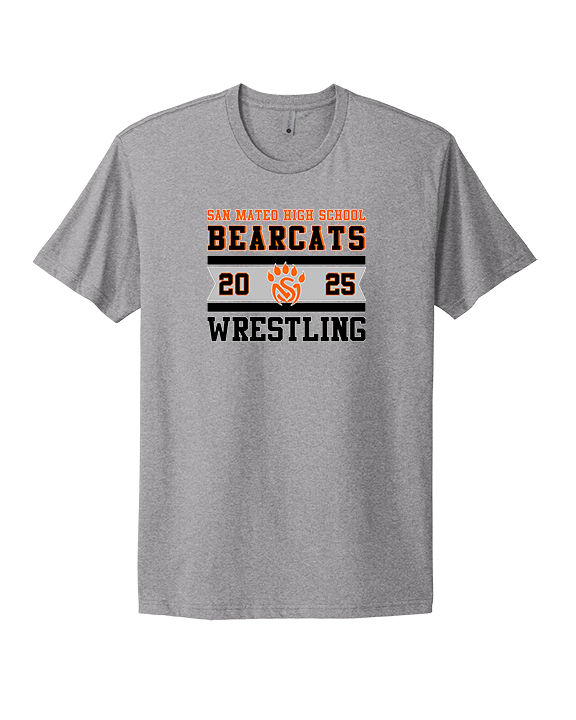 San Mateo HS Wrestling Stamp - Mens Select Cotton T-Shirt