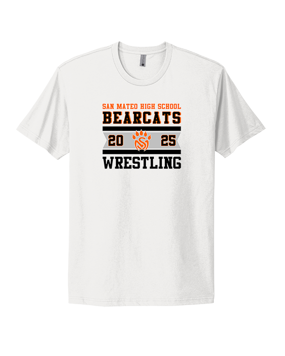 San Mateo HS Wrestling Stamp - Mens Select Cotton T-Shirt