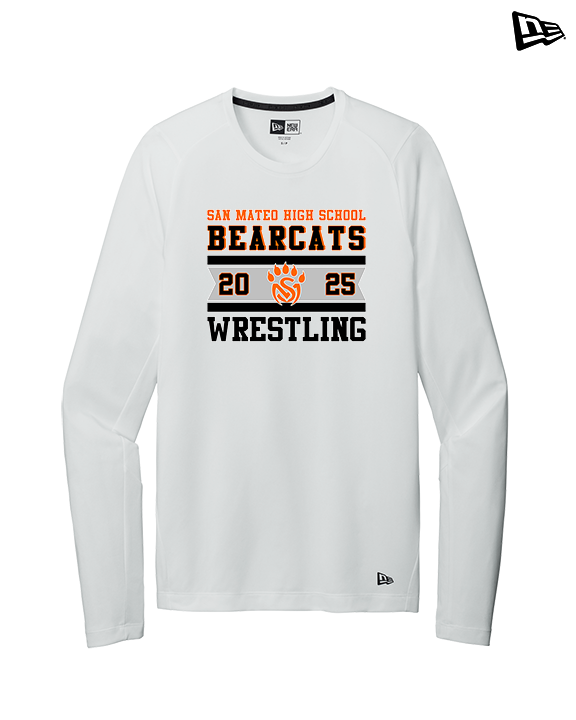 San Mateo HS Wrestling Stamp - New Era Performance Long Sleeve