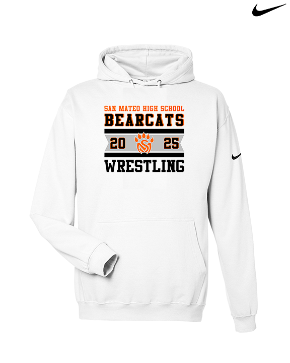 San Mateo HS Wrestling Stamp - Nike Club Fleece Hoodie