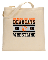 San Mateo HS Wrestling Stamp - Tote