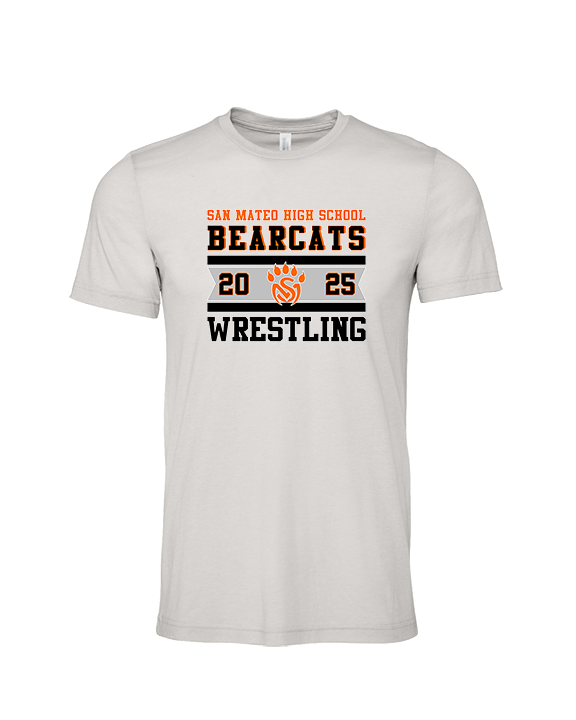 San Mateo HS Wrestling Stamp - Tri-Blend Shirt