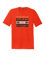 San Mateo HS Wrestling Stamp - Tri-Blend Shirt