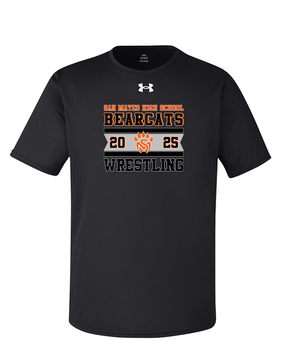 San Mateo HS Wrestling Stamp - Under Armour Mens Team Tech T-Shirt