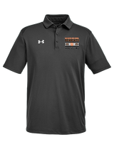 San Mateo HS Wrestling Stamp - Under Armour Mens Tech Polo