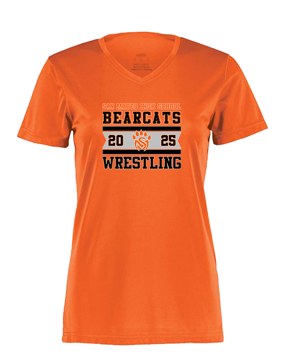 San Mateo HS Wrestling Stamp - Womens Performance Shirt