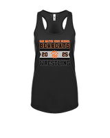 San Mateo HS Wrestling Stamp - Womens Tank Top