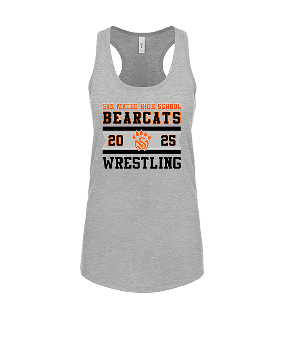 San Mateo HS Wrestling Stamp - Womens Tank Top