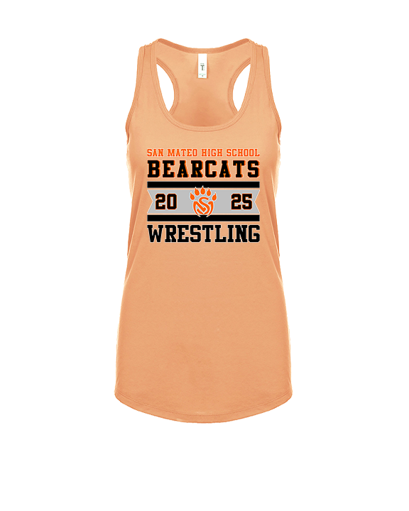 San Mateo HS Wrestling Stamp - Womens Tank Top