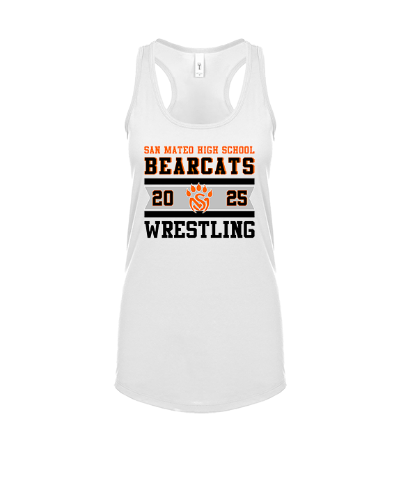 San Mateo HS Wrestling Stamp - Womens Tank Top