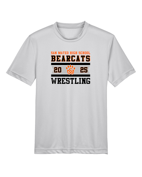 San Mateo HS Wrestling Stamp - Youth Performance Shirt