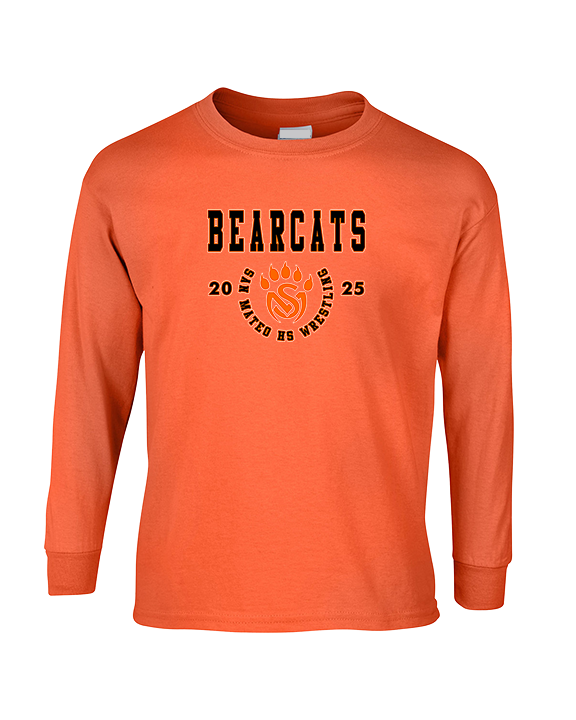San Mateo HS Wrestling Swoop - Cotton Longsleeve