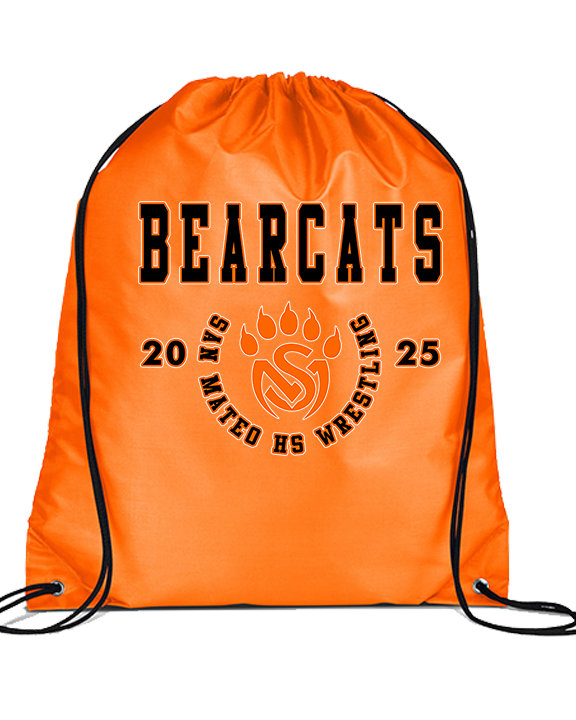 San Mateo HS Wrestling Swoop - Drawstring Bag