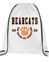 San Mateo HS Wrestling Swoop - Drawstring Bag