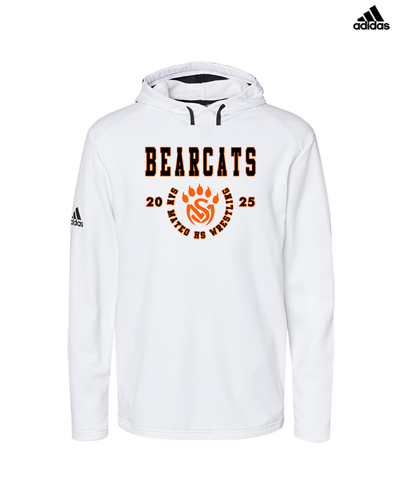 San Mateo HS Wrestling Swoop - Mens Adidas Hoodie