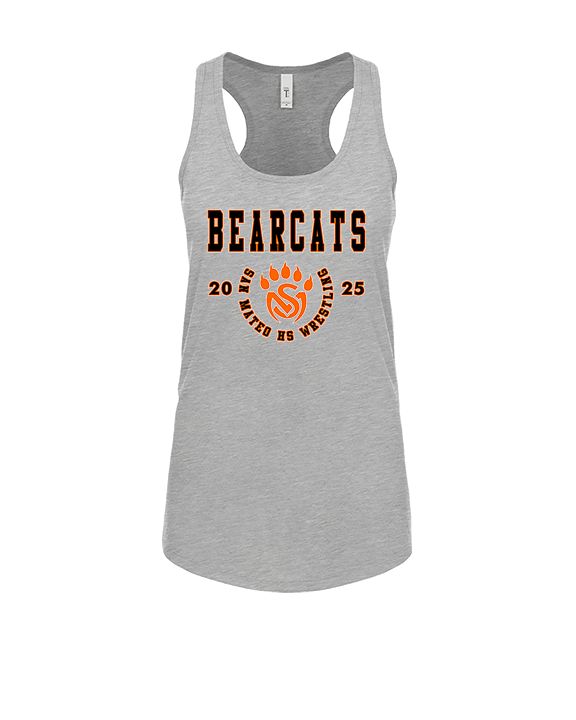 San Mateo HS Wrestling Swoop - Womens Tank Top