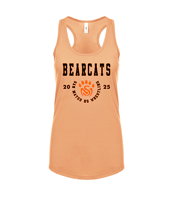 San Mateo HS Wrestling Swoop - Womens Tank Top