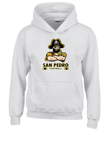 San Pedro HS Football Stacked - Youth Hoodie