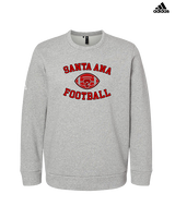 Santa Ana College Football Curve Updated - Mens Adidas Crewneck