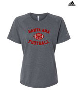 Santa Ana College Football Curve Updated - Womens Adidas Performance Shirt