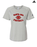 Santa Ana College Football Curve Updated - Womens Adidas Performance Shirt