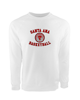 Santa Ana College Mens Basketball Curve Updated - Crewneck Sweatshirt