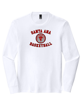 Santa Ana College Mens Basketball Curve Updated - Tri-Blend Long Sleeve