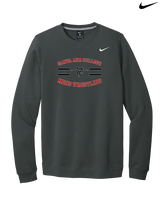 Santa Ana College Mens Wrestling Curve - Mens Nike Crewneck